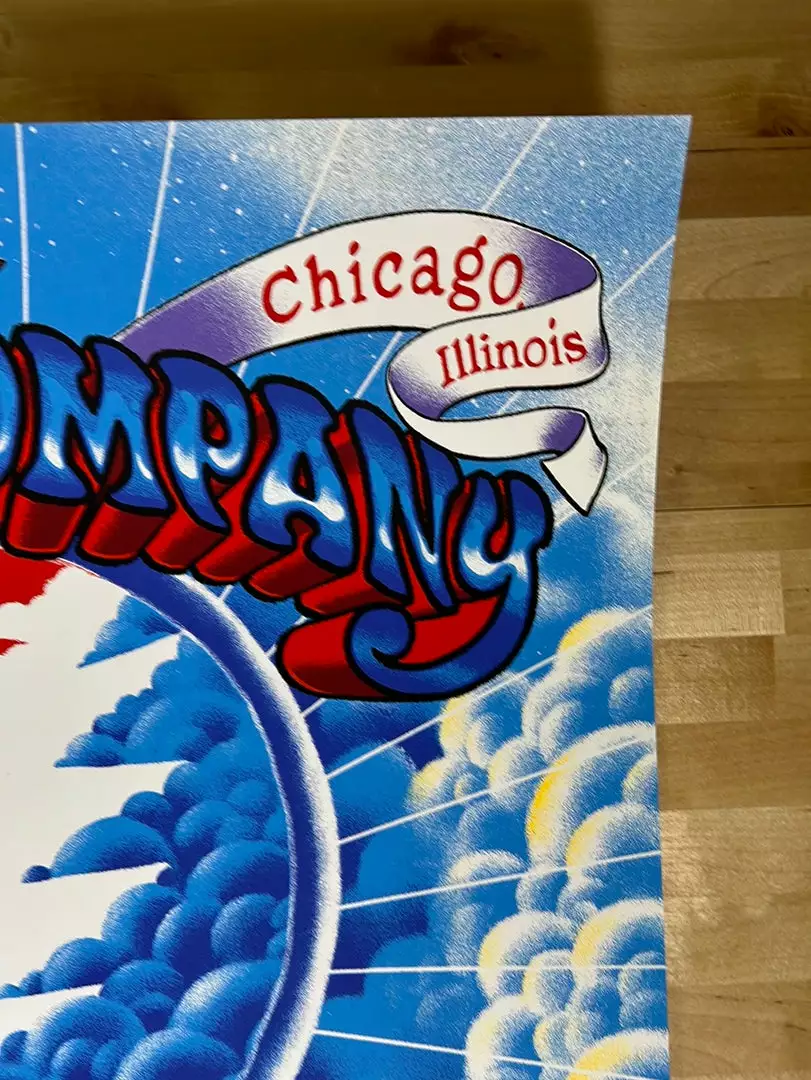 Dead & Company - 2021 James Flames Poster Chicago, IL Wrigley Field 6 Dead & Company - 2021 James Flames Poster Chicago, IL Wrigley Field