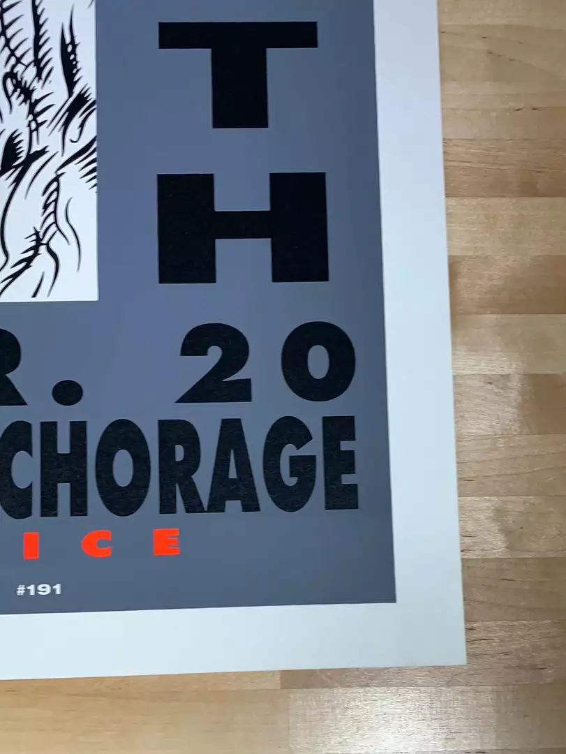 TAZ Gig Posters Megadeth - 1998 T.A.Z. Poster Anchorage, AK Eagen 1st Ed 7 TAZ Gig Posters Megadeth - 1998 T.A.Z. Poster Anchorage, AK Eagen 1st Ed