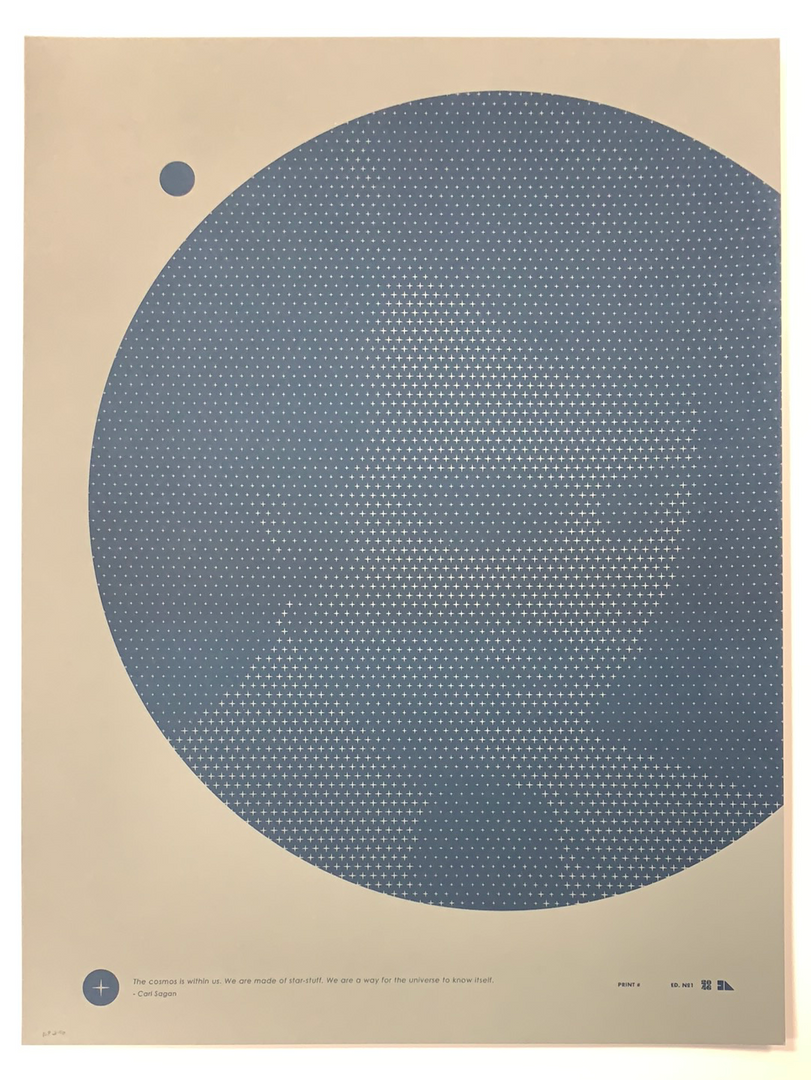 Carl Sagan - 2016 Justin Van Genderen Poster 1st Edition 4 Carl Sagan - 2016 Justin Van Genderen Poster 1st Edition