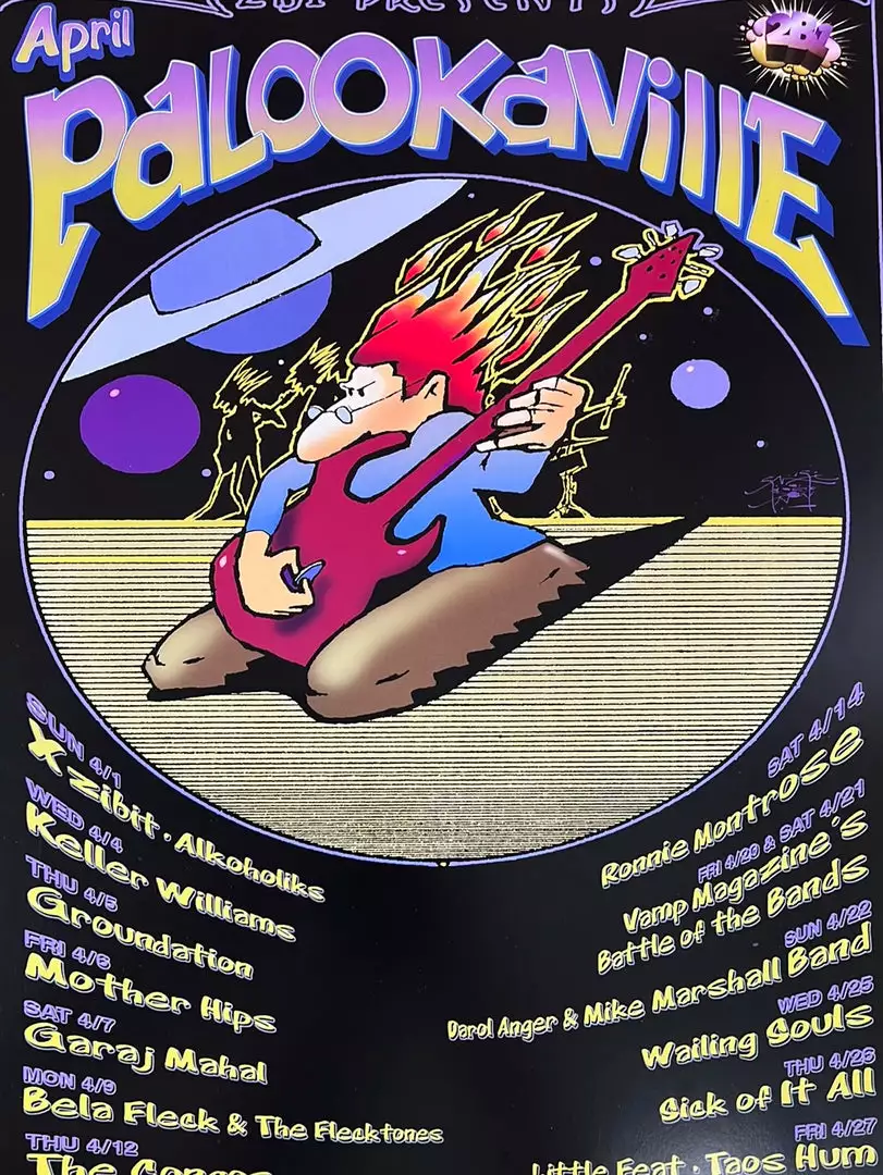 The Artworks MHP 119 April - 2001 Poster Palookaville Santa Cruz, CA 1st 3 The Artworks MHP 119 April - 2001 Poster Palookaville Santa Cruz, CA 1st