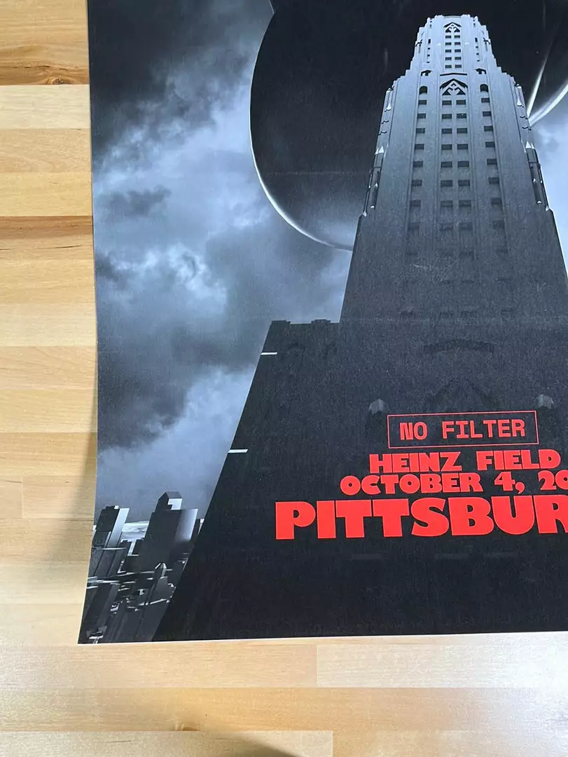 Sold Out Posters Gig Posters Rolling Stones - 2021 Poster Pittsburgh, PA No Filter Tour 8 Sold Out Posters Gig Posters Rolling Stones - 2021 Poster Pittsburgh, PA No Filter Tour