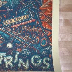 Billy Strings - 2020 Luke Martin Poster Red Rocks Morrison, CO AP Colorado