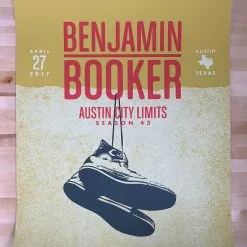 Benjamin Booker - 2017 Powerslide Design Poster Austin City Limits, TX