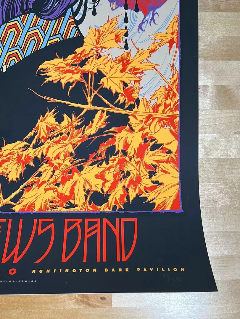 Dave Matthews Band - 2021 Ken Taylor Poster Chicago, IL 7 Dave Matthews Band - 2021 Ken Taylor Poster Chicago, IL