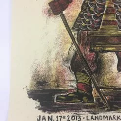 Umphrey's Mcgee - 2013 Dan Grzeca Poster Syracuse, NY Landmark Theater