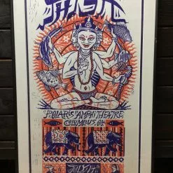 Phish - 2000 Jim Pollock Poster Columbus, OH Polaris Amphitheater, Framed