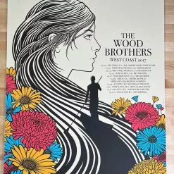 The Wood Brothers - 2017 John Vogl Poster West Coast Tour