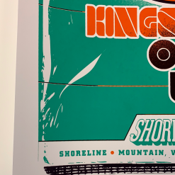 Kings Of Leon - 2017 Jason Malmberg Poster Mountain View, CA Shoreline Gig Posters