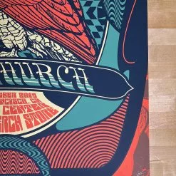 Eric Church - 2019 Status Serigraph Poster San Francisco, CA 2 Gig Posters