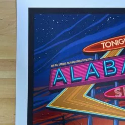 Gig Posters Alabama Shakes - 2015 Vance Kelly Poster Cary, NC Booth Amph