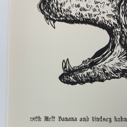 Napalm Death & Melvins - 2016 Fugscreens Studios Poster Denver, CO 4/27