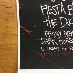 The Westies - 2008 Daniel Danger Poster Southbridge, MA Dark Horse Tavern