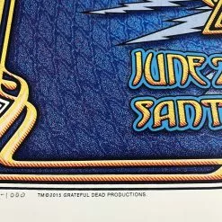 Fare Thee Well - 2015 Dave Hunter Poster Grateful Dead Santa Clara Gig Posters