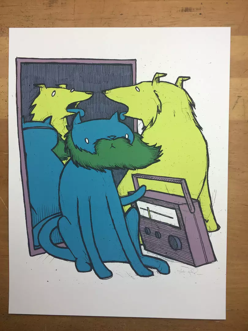 Fake Beard - 2009 Jay Ryan Art Print 5 Fake Beard - 2009 Jay Ryan Art Print