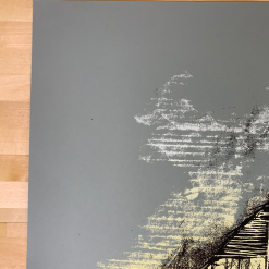 Urban Corvus - 2009 Dan Grzeca Poster Art Print Charcoal Grey