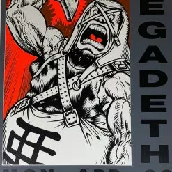 TAZ Gig Posters Megadeth - 1998 T.A.Z. Poster Anchorage, AK Eagen 1st Ed