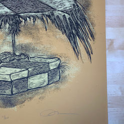 Art Prints Rural Corvus - 2009 Dan Grzeca Poster Art Print Orange