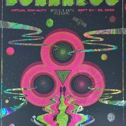 Bonnaroo - 2020 Status Serigraph Poster Manchester, TN FOIL Foil Posters