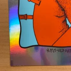 Queens Of The Stone Age - 2013 Jermaine Rogers Poster Indianapolis FOIL Handbill Foil Posters