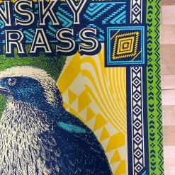 Colorado Greensky Bluegrass - 2019 Status Serigraph Poster Red Rocks, Morrison, CO AE