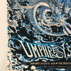 Gig Posters Umphrey's McGee - 2018 Miles Tsang Poster Beacon Theatre New York