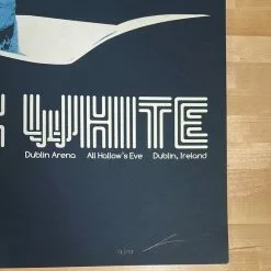 Gig Posters Jack White - 2012 Jay Shaw Poster Dublin, Ireland O2 Arena