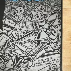 Jack White - 2012 Rob Jones Poster Omaha, NE