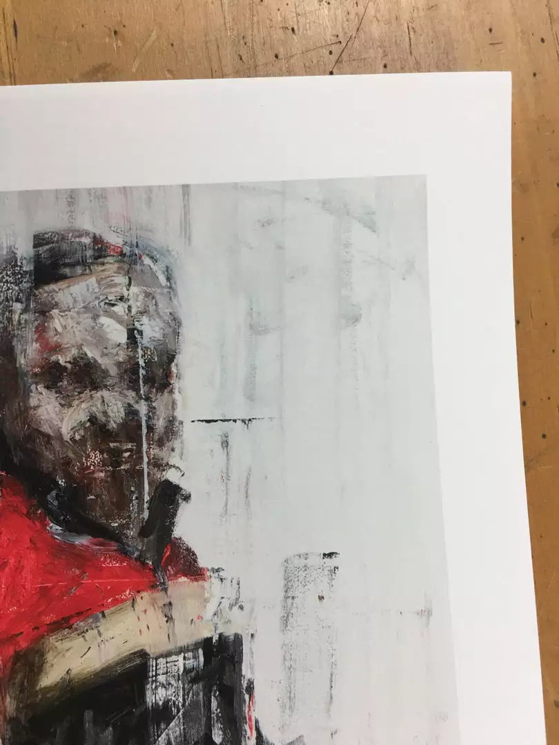 Art Prints (Unknown) Waiter - Brett Amory Poster Limited Edition Art Print S/N 8 Art Prints (Unknown) Waiter - Brett Amory Poster Limited Edition Art Print S/N