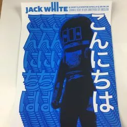 Jack White N3 - 2018 Rob Jones Poster London, ENG Eventim Apollo Gig Posters