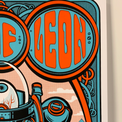 Kings Of Leon - 2017 Jesse Philips Poster Edmonton, AB Rogers Place