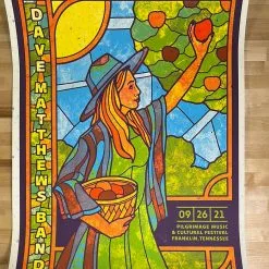 Half Hazzard Press Dave Matthews Band - 2021 Half Hazard Poster Pilgrimage Music Festival, TN Gig Posters