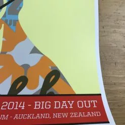 Pearl Jam - 2014 Tristan Eaton Poster Auckland, NZ Big Day Out Gig Posters