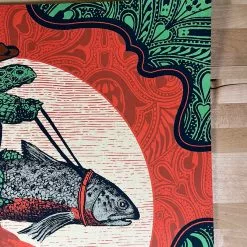 Grateful Dead Phil Lesh - 2018 Status Serigraph Poster Red Rocks, Morrison, CO