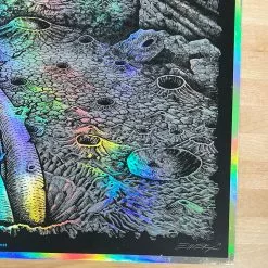 Colorado Queens Of The Stone Age - 2017 Emek Poster Red Rocks Morrison, CO FOIL