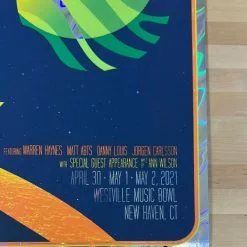 Gov't Mule - 2021 Mike Tallman Poster New Haven, CT FOIL
