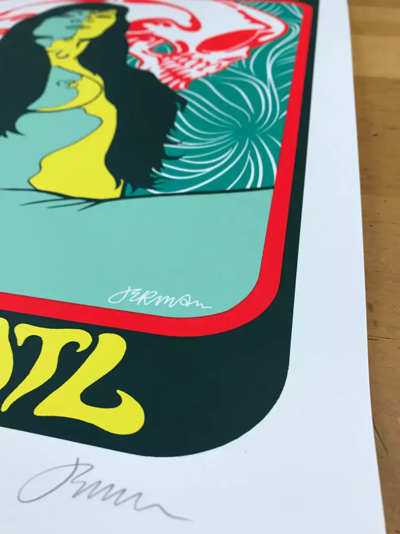 Umphrey's McGee - 2017 Jermaine Rogers Poster Atlanta, Chastain Park Amphitheatr Gig Posters 4 Umphrey's McGee - 2017 Jermaine Rogers Poster Atlanta, Chastain Park Amphitheatr Gig Posters