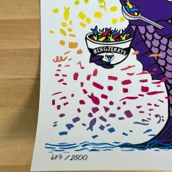 Phish Food - 2022 Jim Pollock Digital Edition Poster Ben & Jerry's