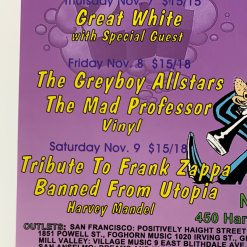 MHP 24 Maritime Hall - 1996 Amanda Connor Poster November San Fran 1st Gig Posters