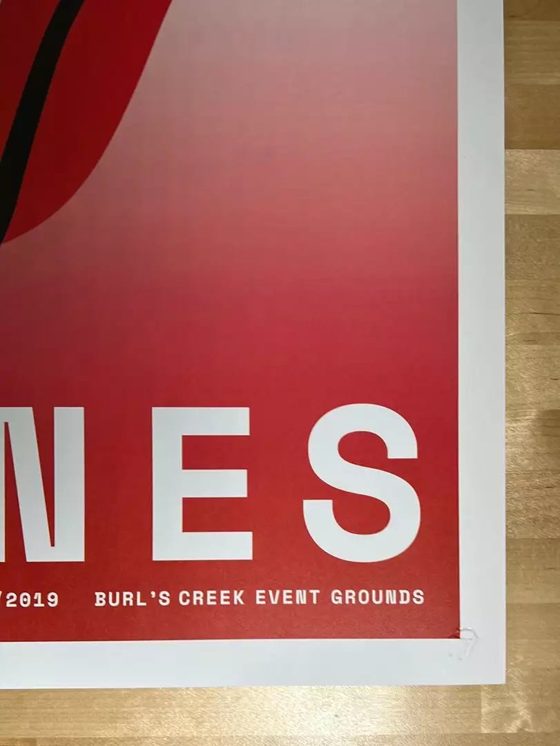 Sold Out Posters Rolling Stones - 2019 Poster No Filter Tour Oro-Medonte, ON 7 Sold Out Posters Rolling Stones - 2019 Poster No Filter Tour Oro-Medonte, ON