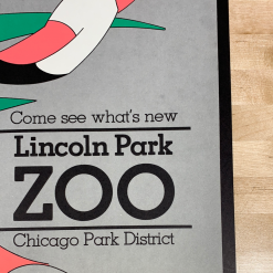 Sold Out Posters Lincoln Park Zoo - 1970's Art Print Poster Original Vintage 12 Sold Out Posters Lincoln Park Zoo - 1970's Art Print Poster Original Vintage