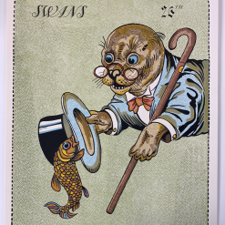 Gig Posters Swans - 2016 Fugscreens Studios Poster Carrboro, NC Cat's Cradle