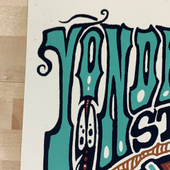 Yonder Mountain String Band - 2011 Jeff Wood Poster Red Rocks Morrison, CO