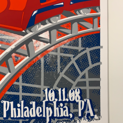 Yonder Mountain String Band - 2008 Darin Shock Poster Philadelphia, PA, NYC