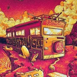 Billy Strings - 2021 Dave Kloc Poster Detroit, MI 11/21 The Fillmore 1st