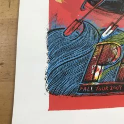 Original Artwork Phish - 2009 Dan Grzeca Poster Cincinnati, OH US Bank Arena TEST