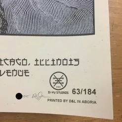 The Raconteurs - 2006 Rob Jones Poster Chicago, IL Riviera Theatre 12/31