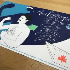 Sold Out Posters Gig Posters The New Pornographers - Record Release Poster Challenger