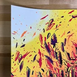 Gig Posters Grey Street - 2022 Dan Mumford Poster Dave Matthews Band (ORANGE)