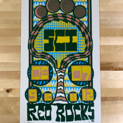 Colorado String Cheese Incident - 2007 Tripp Poster Red Rocks Morrison, CO