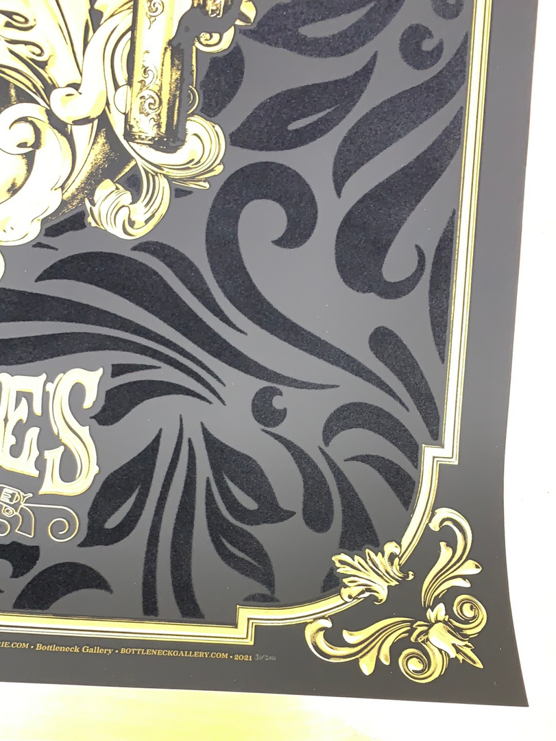 Guns N' Roses - 2021 Anthony Petrie Poster Flocked 1st Edition 8 Guns N' Roses - 2021 Anthony Petrie Poster Flocked 1st Edition